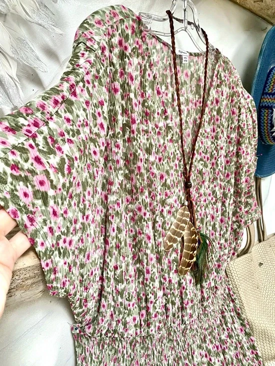 Prairie/farmhouse vibe maxi dress w shabby chic Country feel - Picture 9 of 12